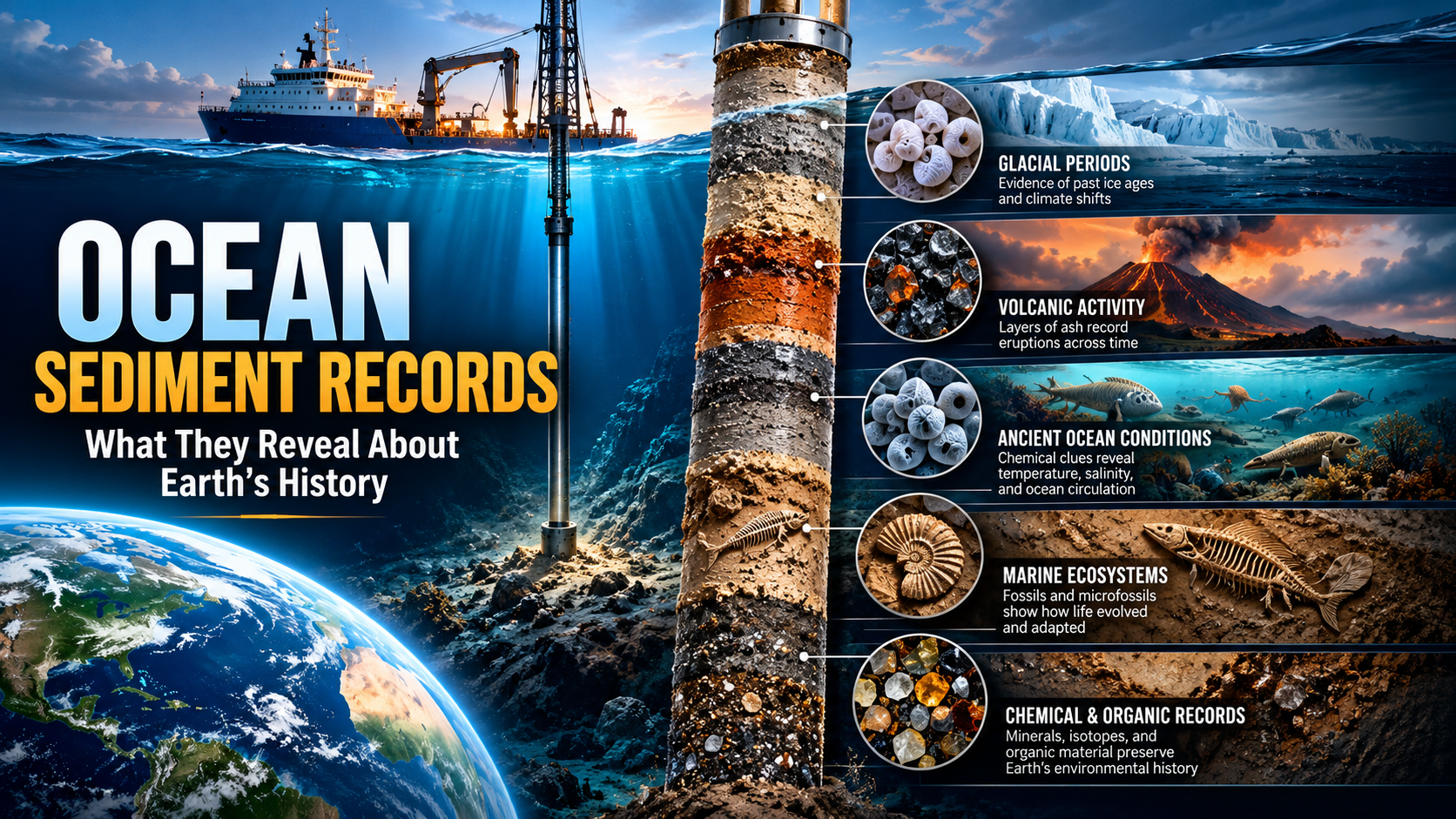 Ocean Sediment Records: What They Reveal About Earth