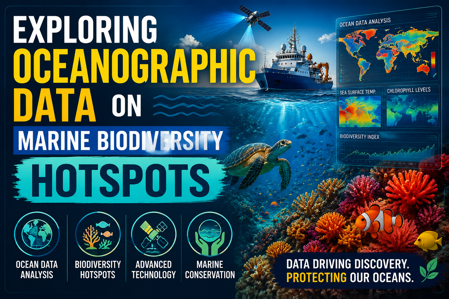Exploring Oceanographic Data on Marine Biodiversity Hotspots
