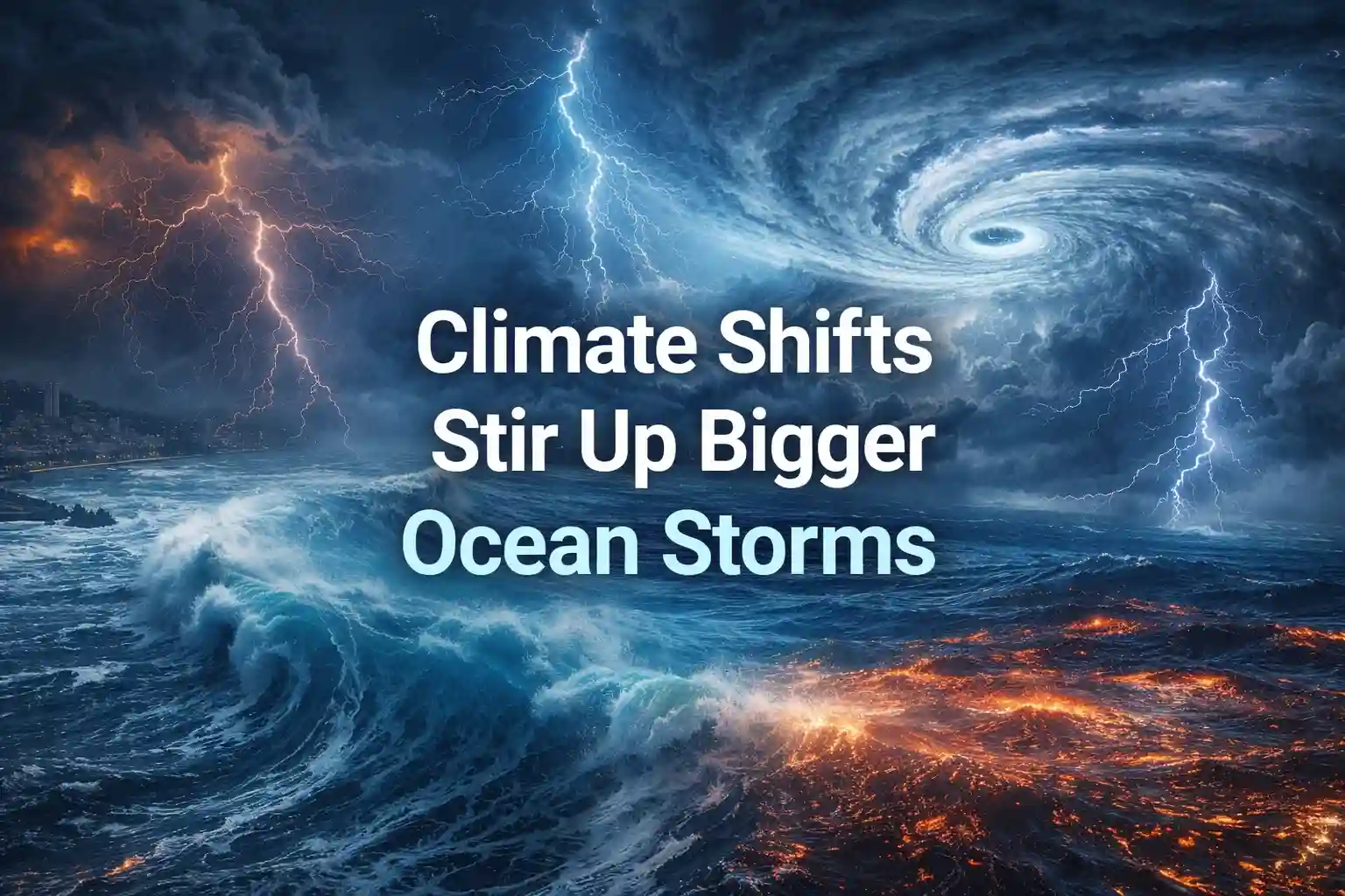 How Climate Shifts Stir Up Bigger Ocean Storms